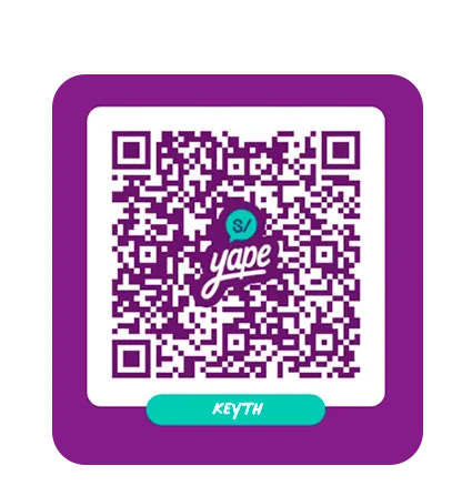 Codigo QR de Yape para apoyar al canal